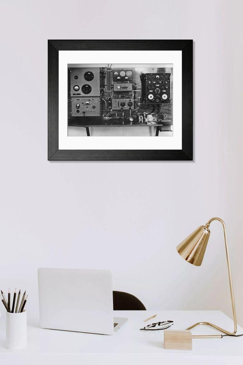 Shown hanging in a room: Modern 14"x12" (36x31cm)