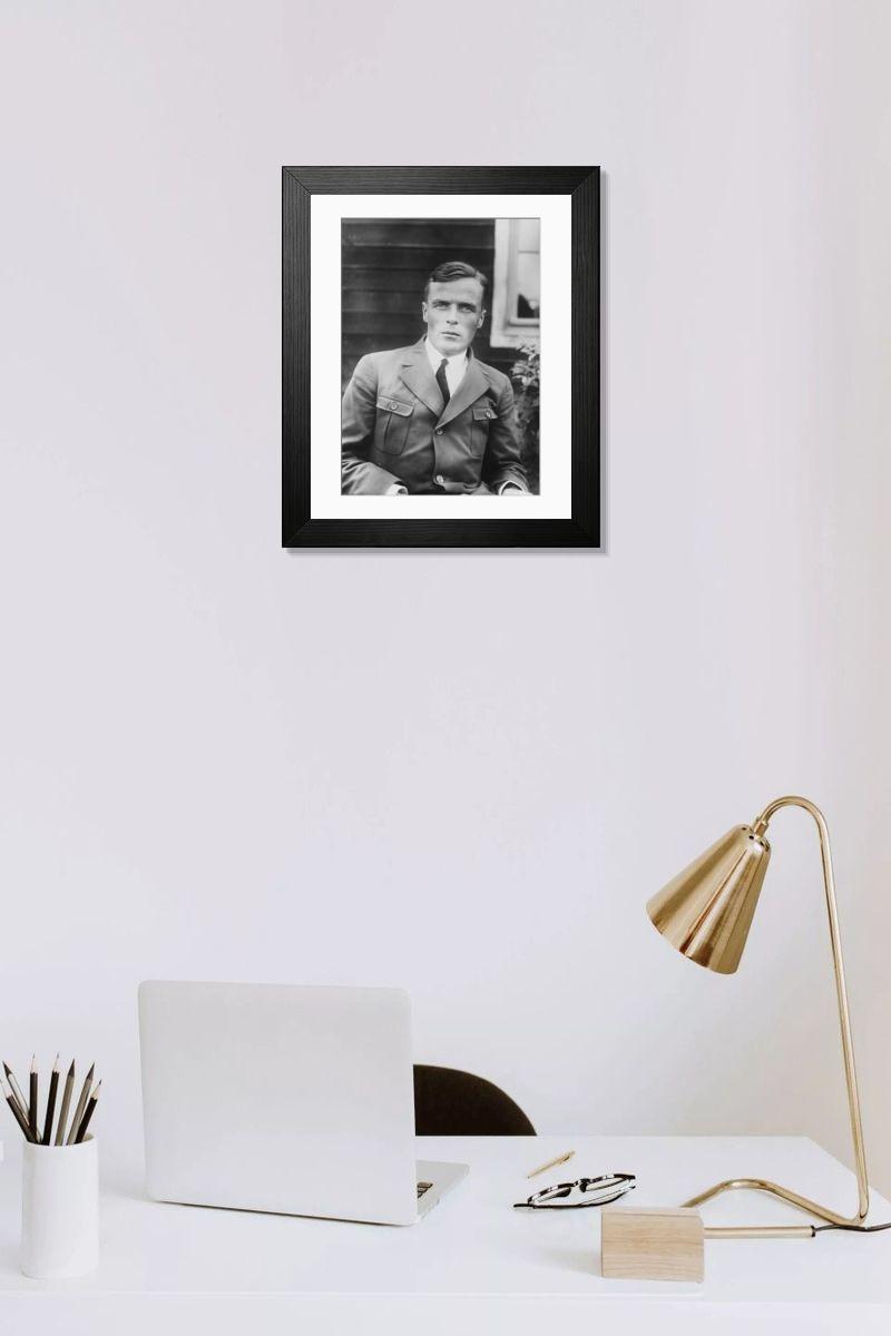 Shown hanging in a room: Modern 14"x12" (36x31cm)