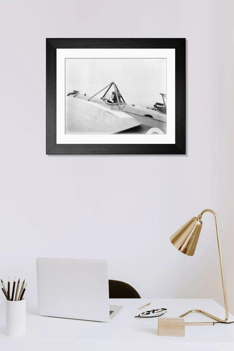 Shown hanging in a room: Modern 14"x12" (36x31cm)