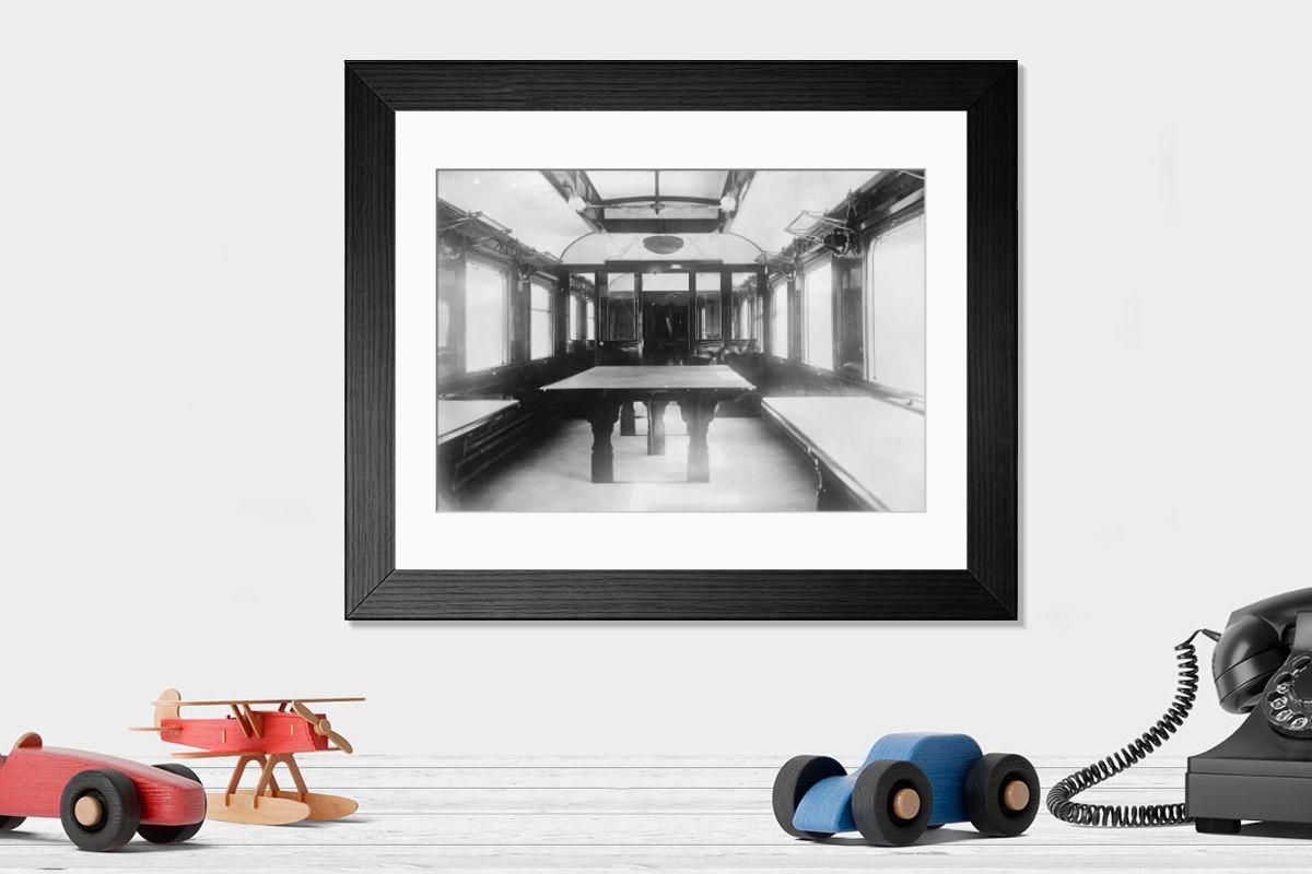Shown hanging in a room: Modern 14"x12" (36x31cm)