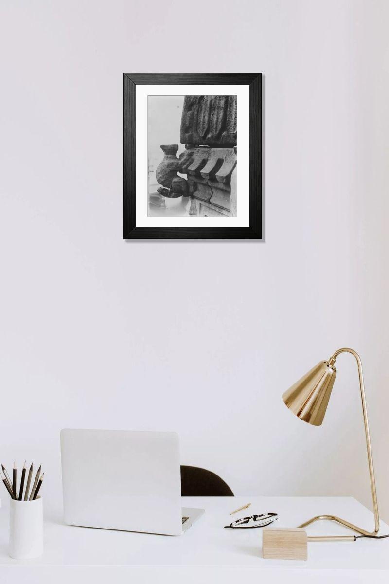 Shown hanging in a room: Modern 14"x12" (36x31cm)