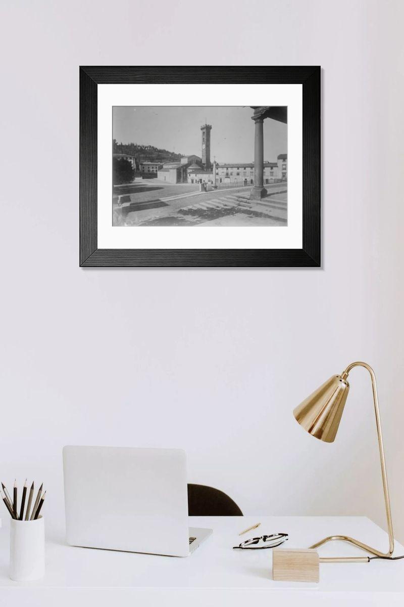Shown hanging in a room: Modern 14"x12" (36x31cm)