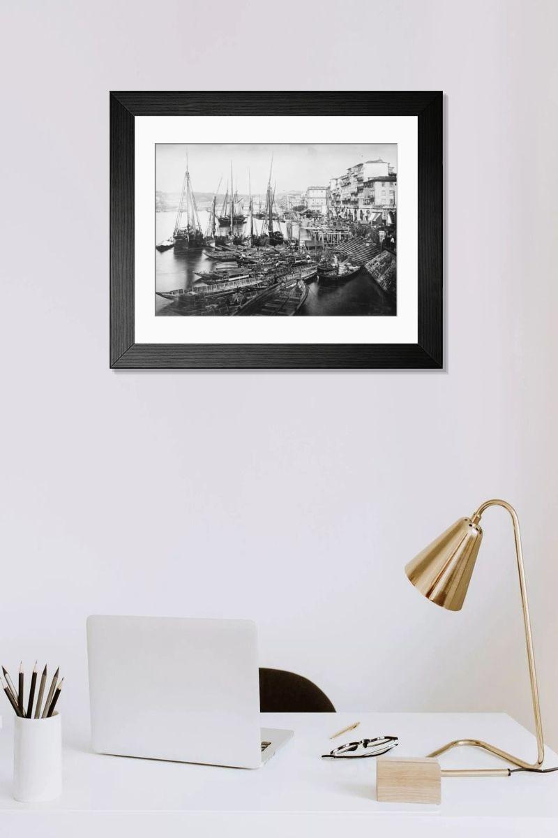 Shown hanging in a room: Modern 14"x12" (36x31cm)