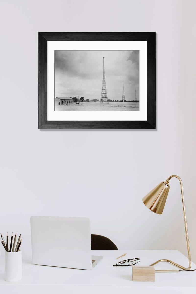 Shown hanging in a room: Modern 14"x12" (36x31cm)