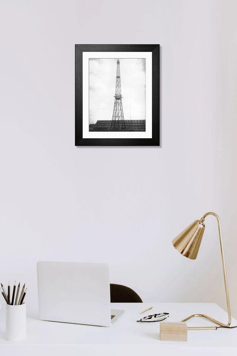 Shown hanging in a room: Modern 14"x12" (36x31cm)