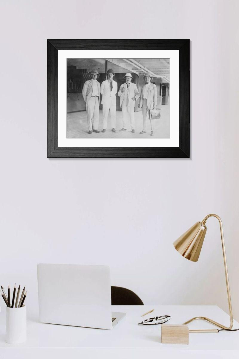 Shown hanging in a room: Modern 14"x12" (36x31cm)