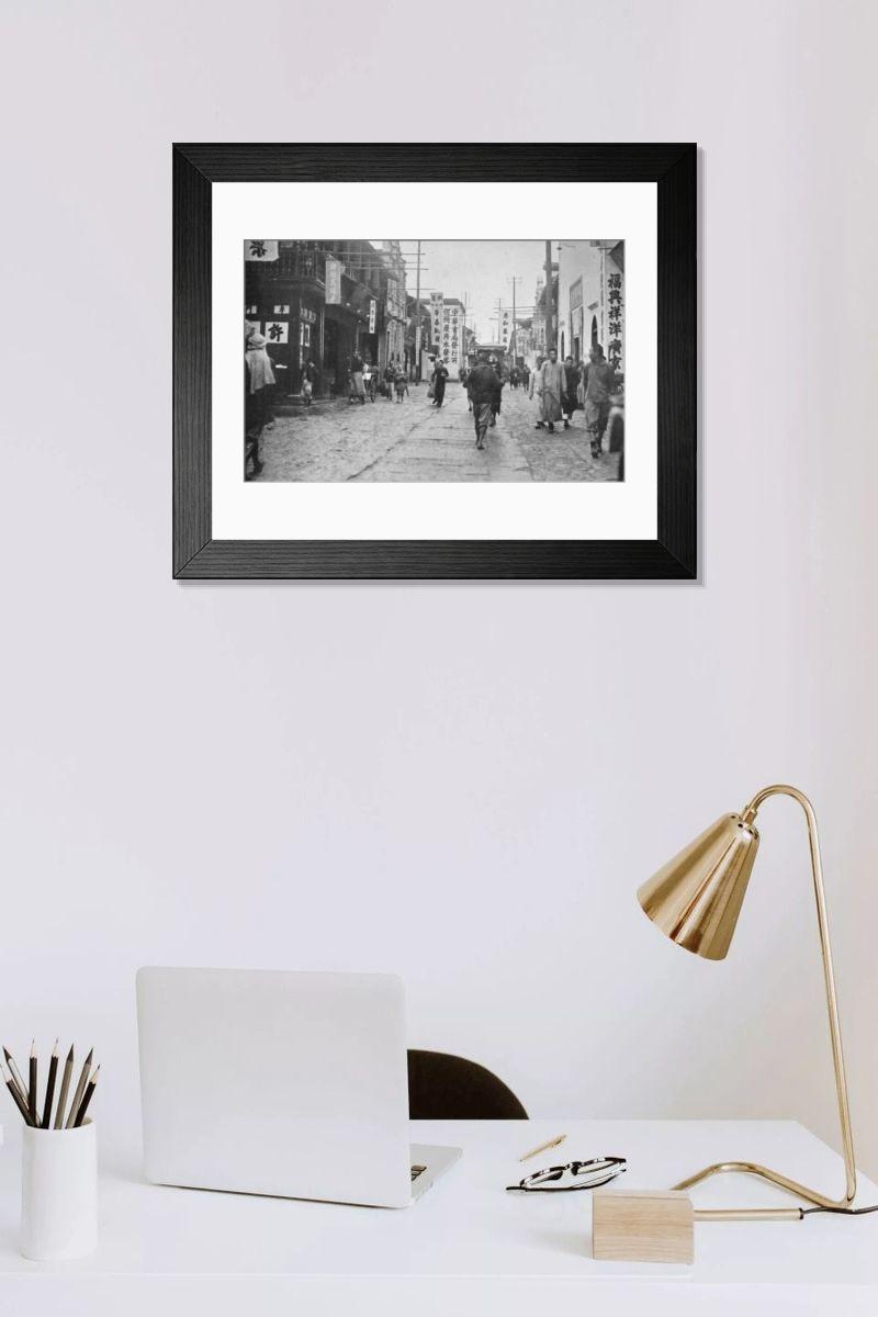Shown hanging in a room: Modern 14"x12" (36x31cm)