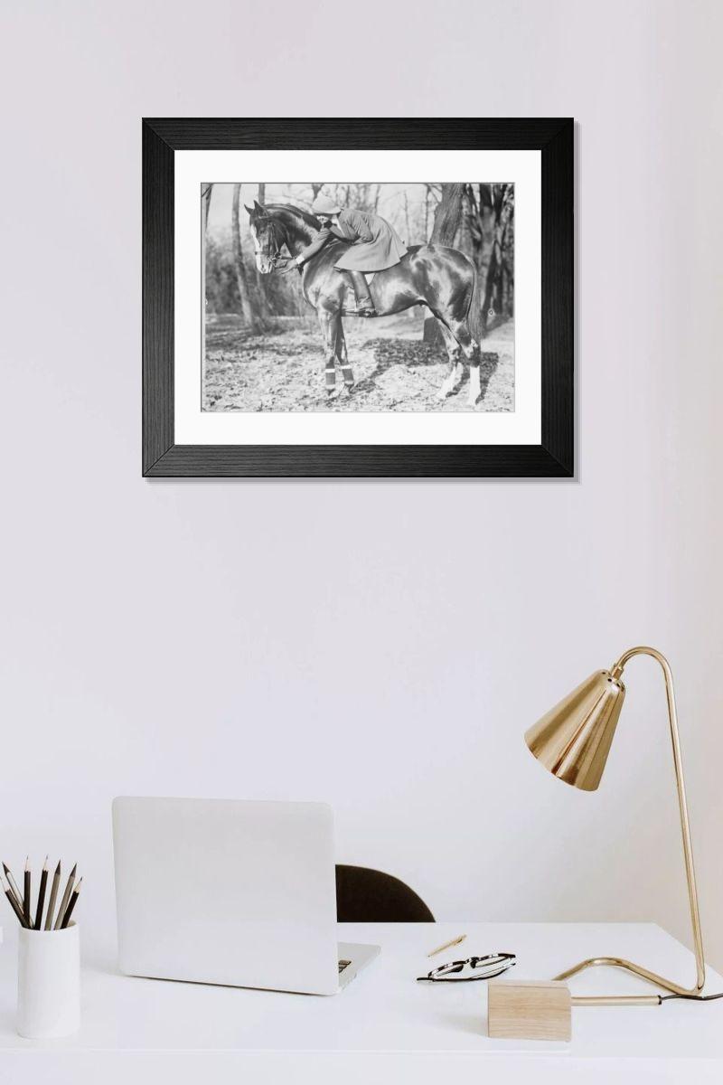 Shown hanging in a room: Modern 14"x12" (36x31cm)