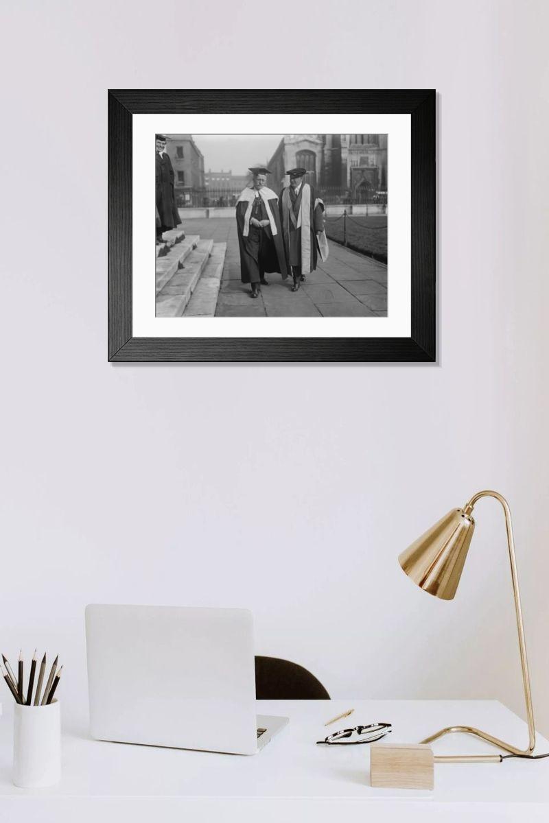 Shown hanging in a room: Modern 14"x12" (36x31cm)