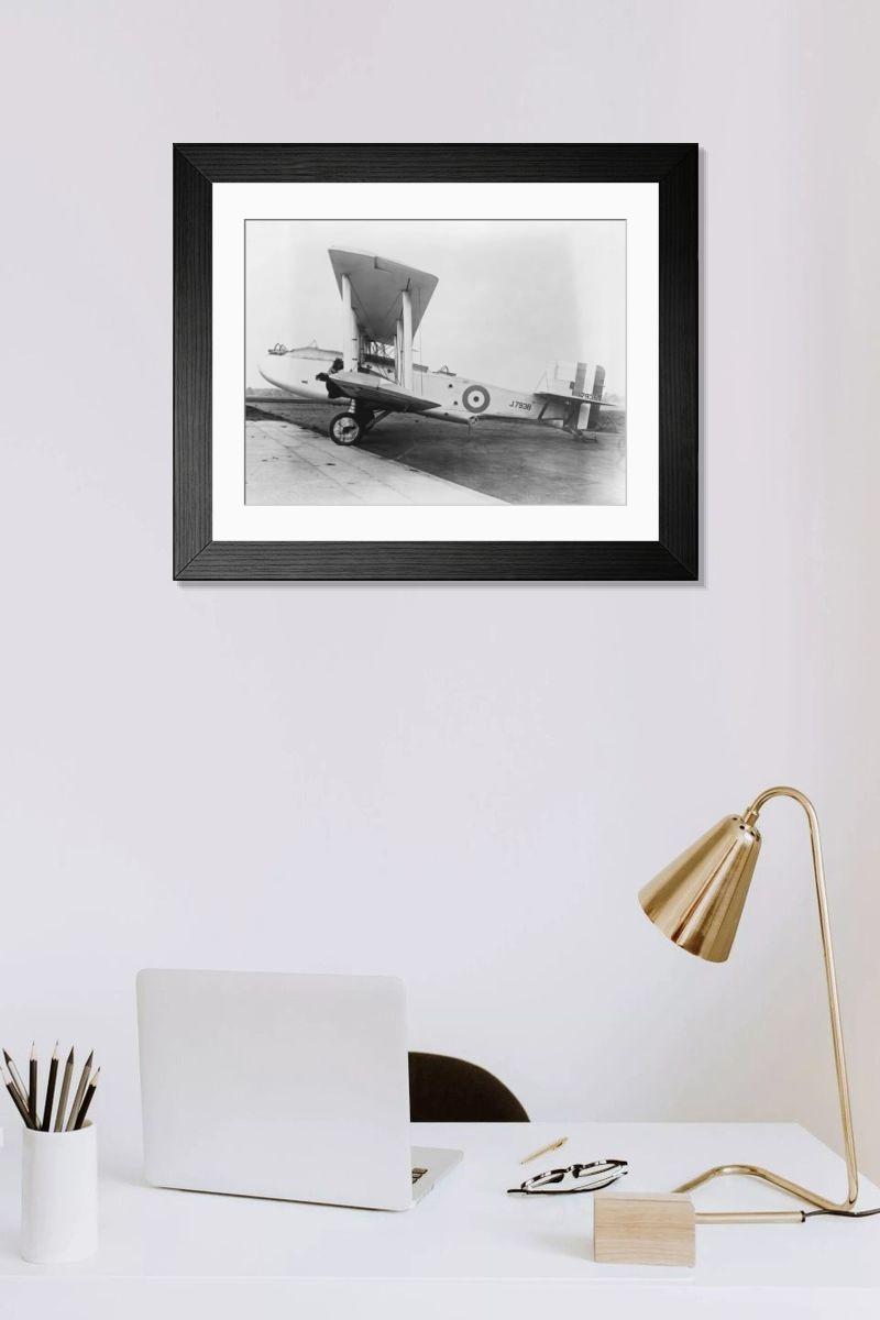 Shown hanging in a room: Modern 14"x12" (36x31cm)