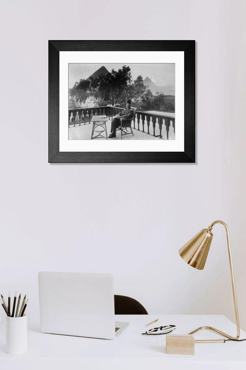Shown hanging in a room: Modern 14"x12" (36x31cm)