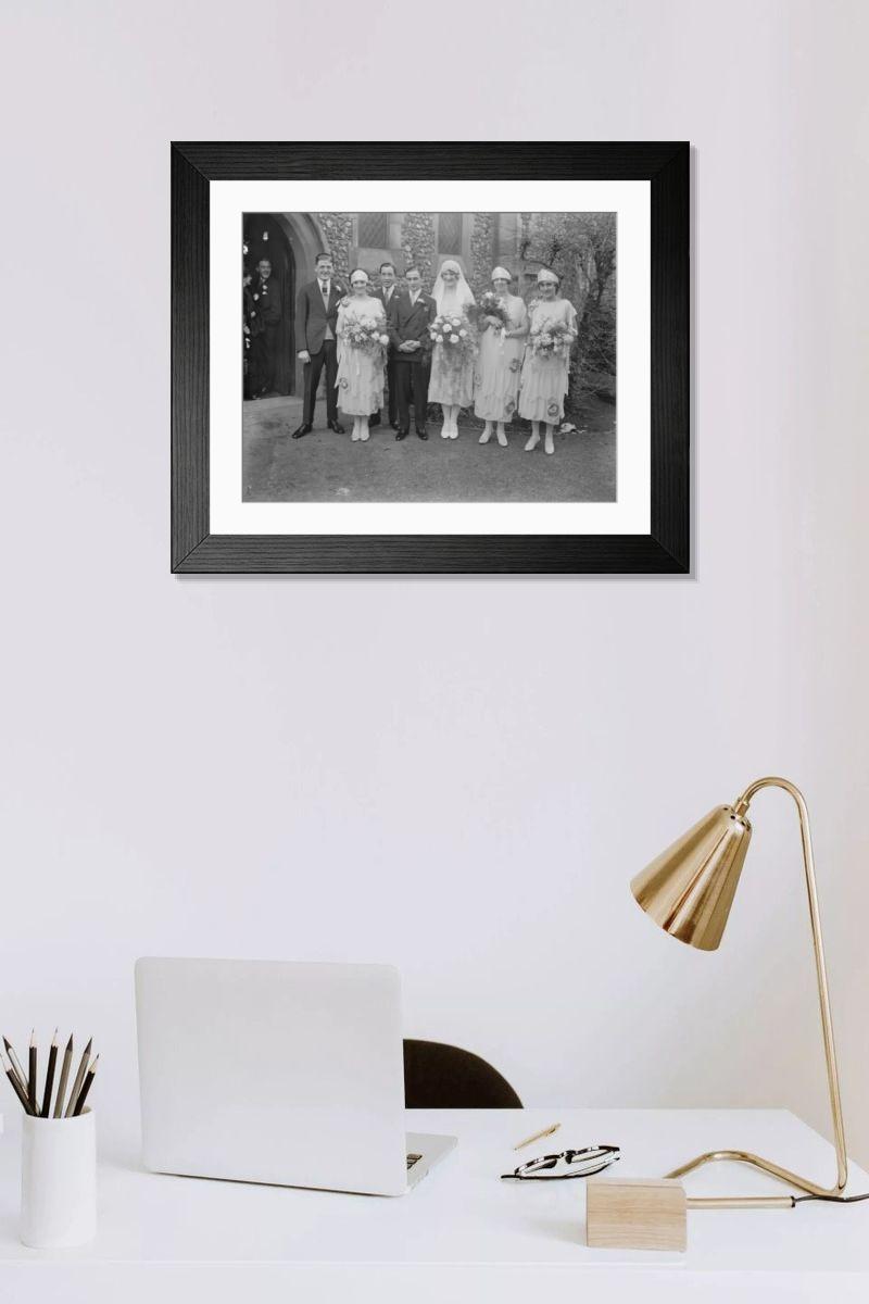 Shown hanging in a room: Modern 14"x12" (36x31cm)