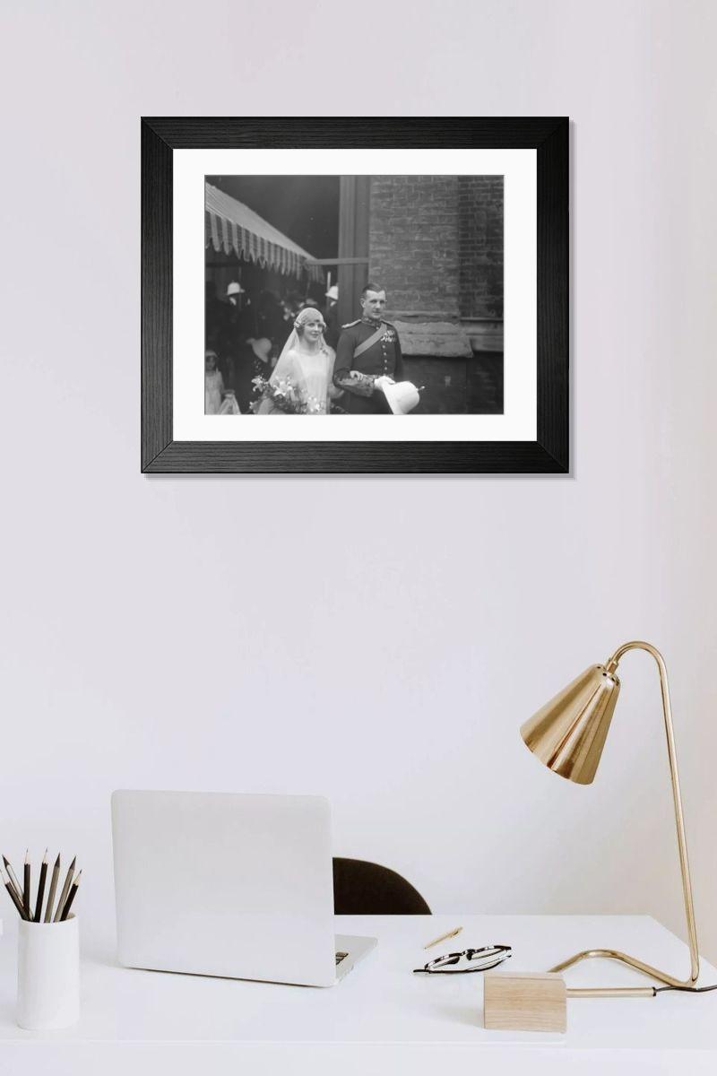 Shown hanging in a room: Modern 14"x12" (36x31cm)