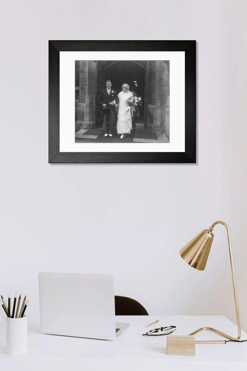Shown hanging in a room: Modern 14"x12" (36x31cm)