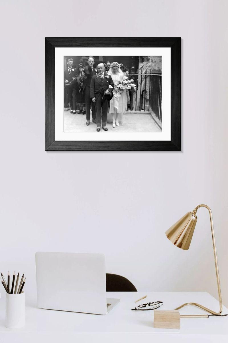 Shown hanging in a room: Modern 14"x12" (36x31cm)