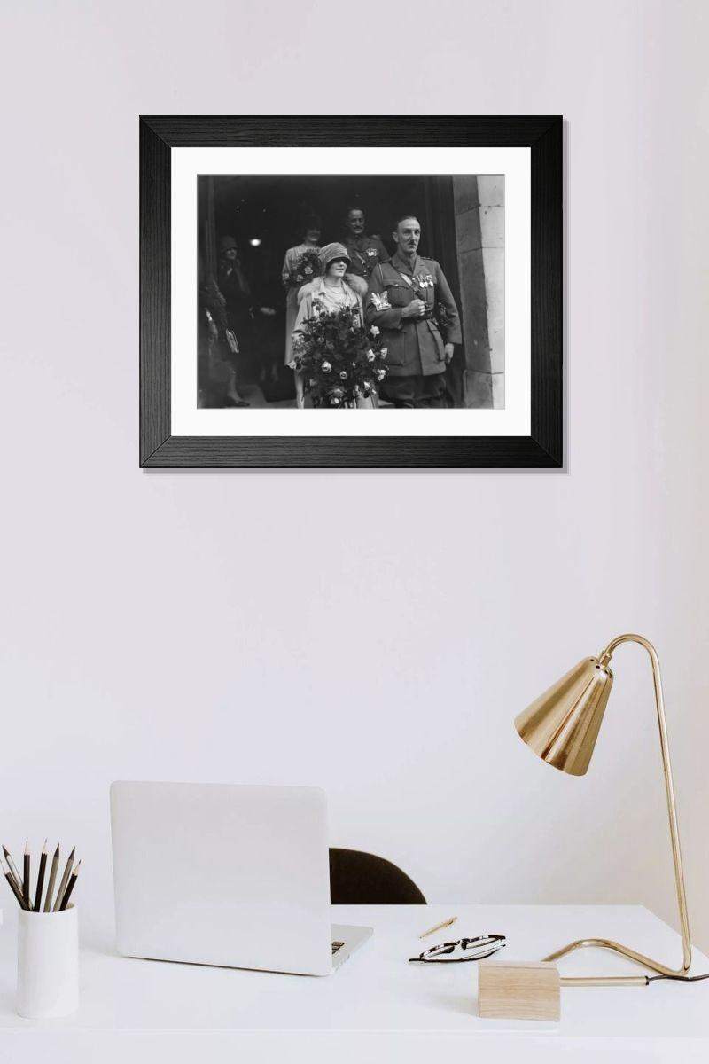 Shown hanging in a room: Modern 14"x12" (36x31cm)