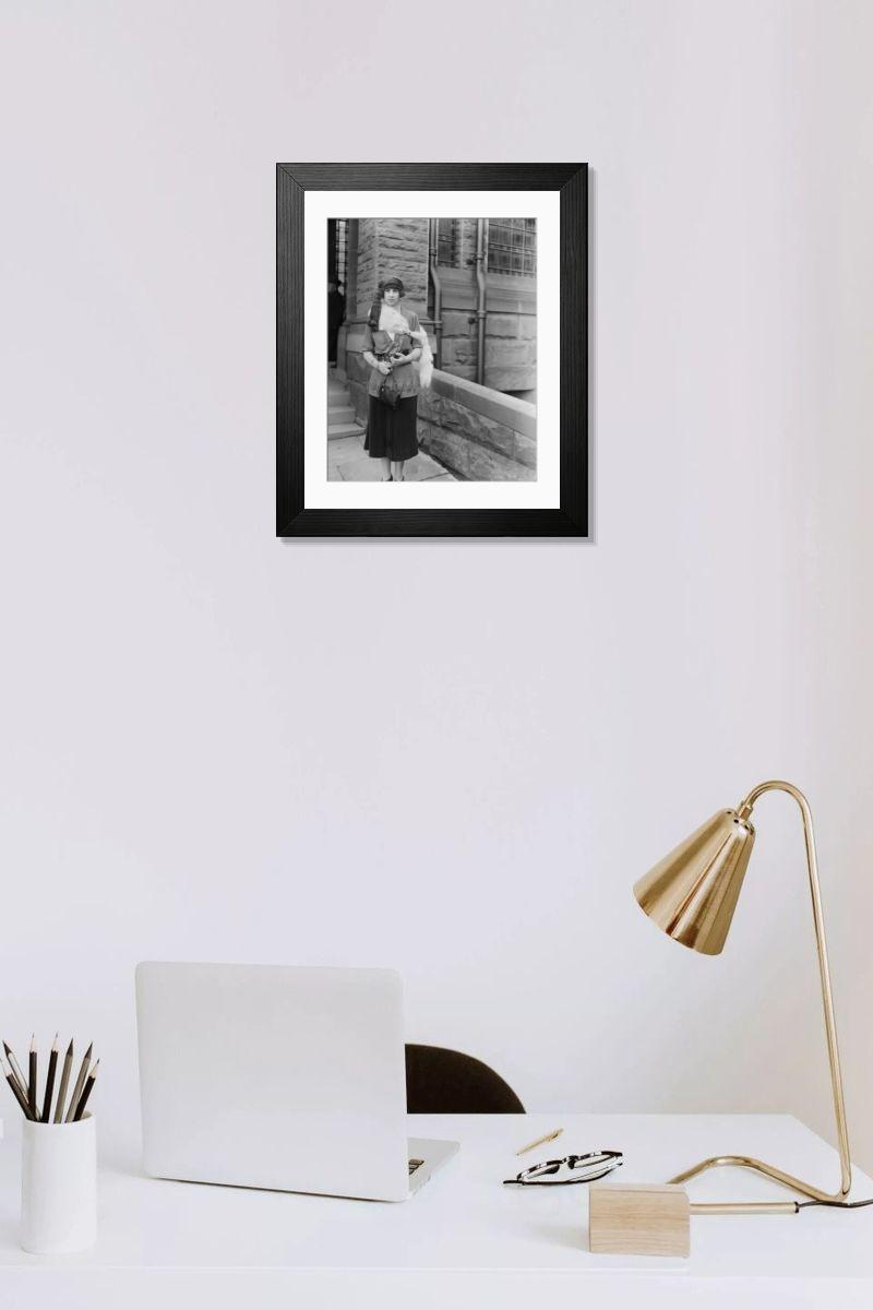 Shown hanging in a room: Modern 14"x12" (36x31cm)