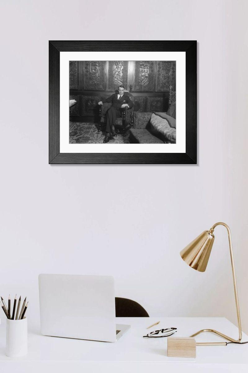 Shown hanging in a room: Modern 14"x12" (36x31cm)
