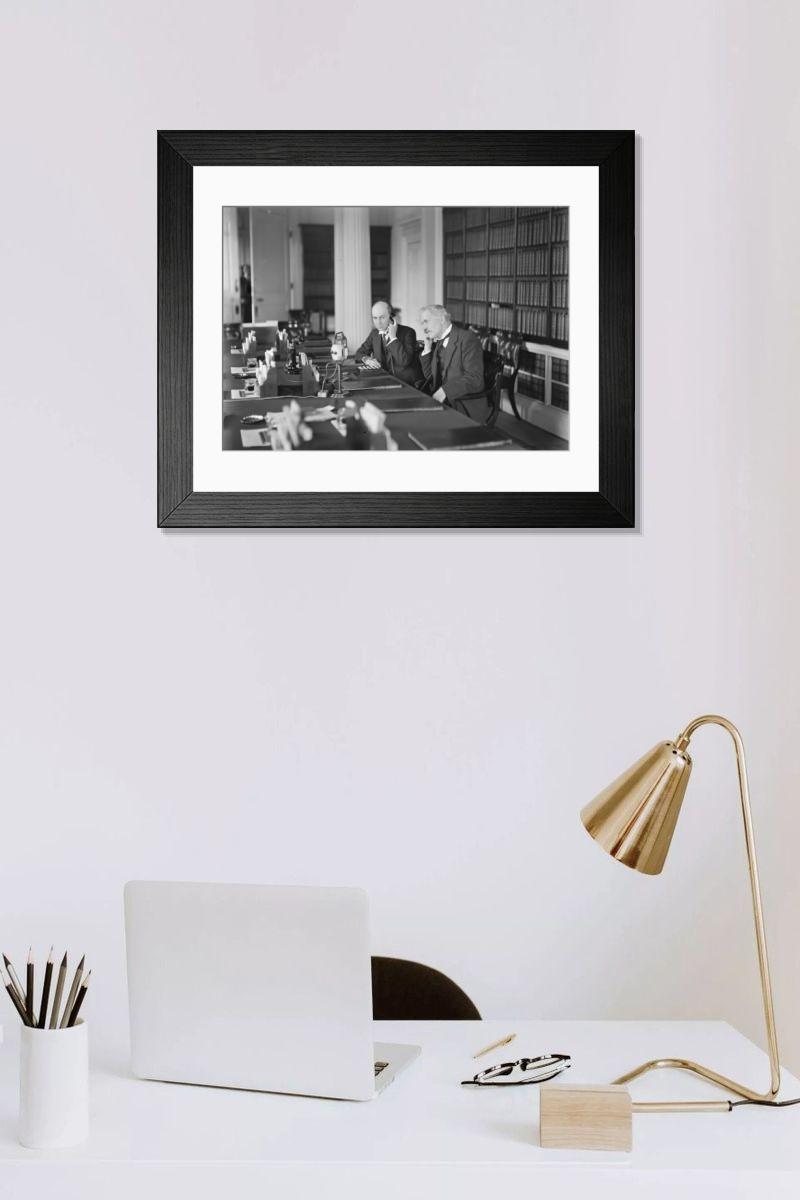 Shown hanging in a room: Modern 14"x12" (36x31cm)