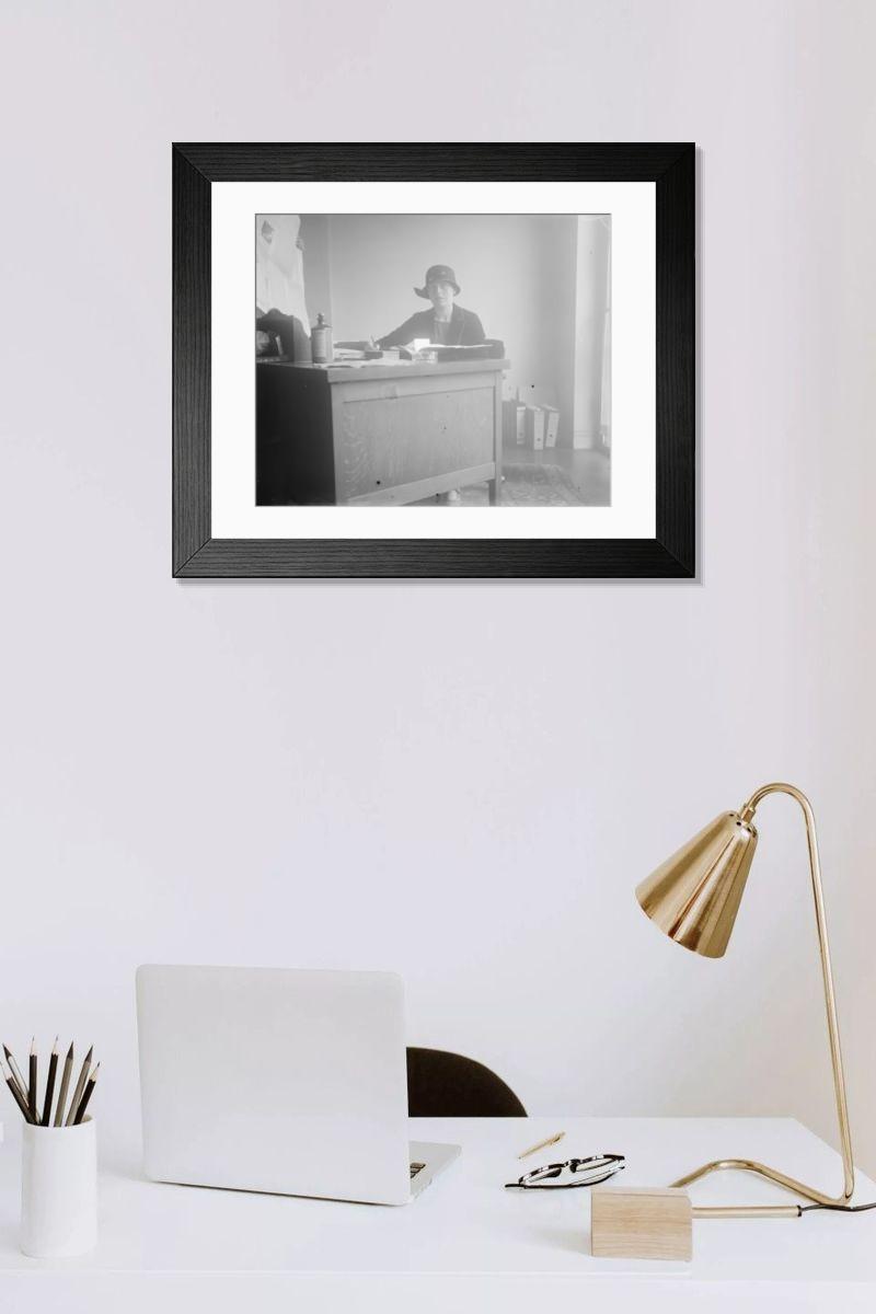 Shown hanging in a room: Modern 14"x12" (36x31cm)