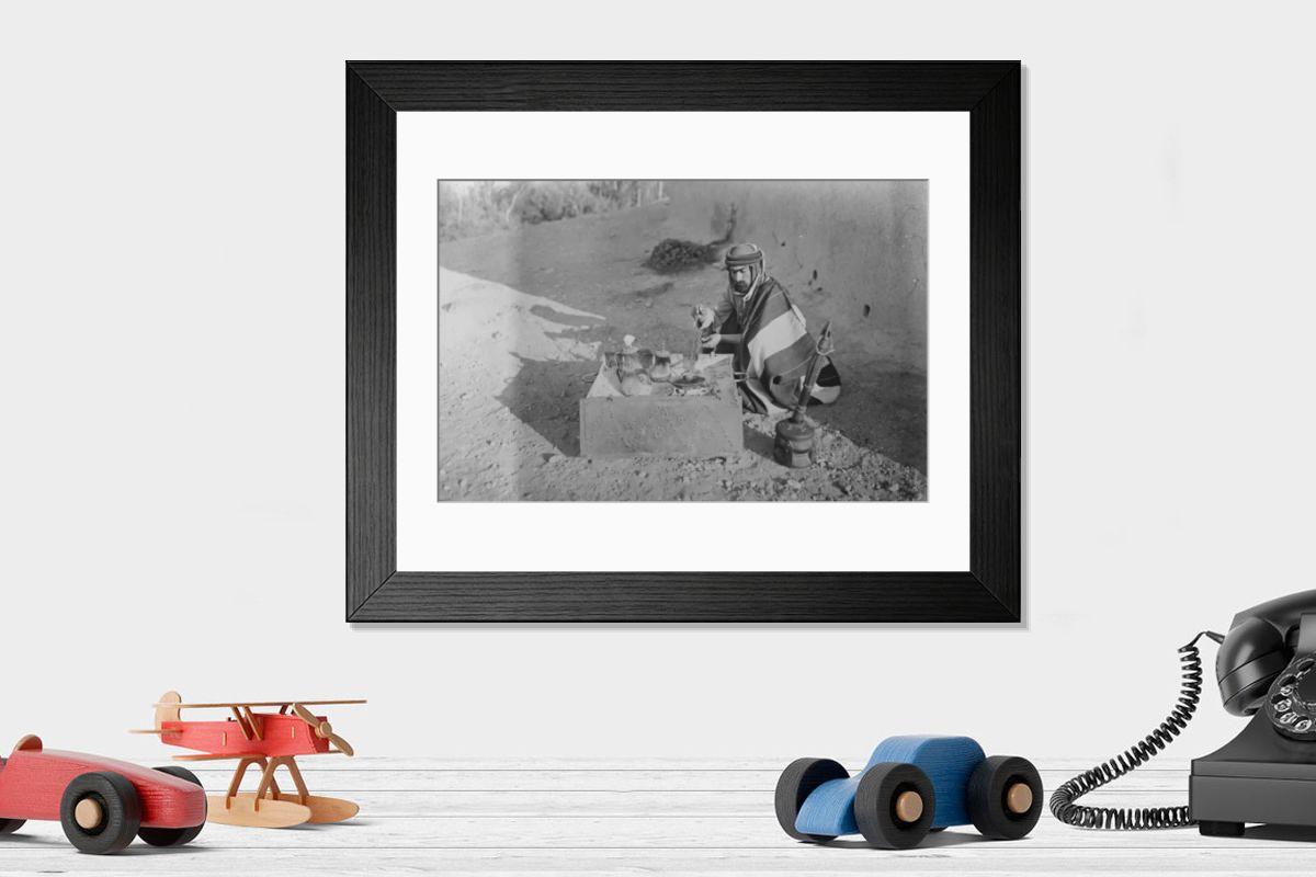 Shown hanging in a room: Modern 14"x12" (36x31cm)