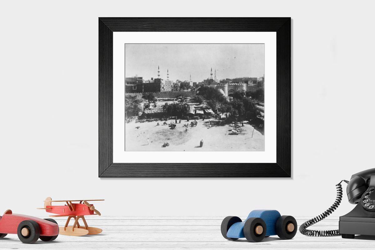 Shown hanging in a room: Modern 14"x12" (36x31cm)