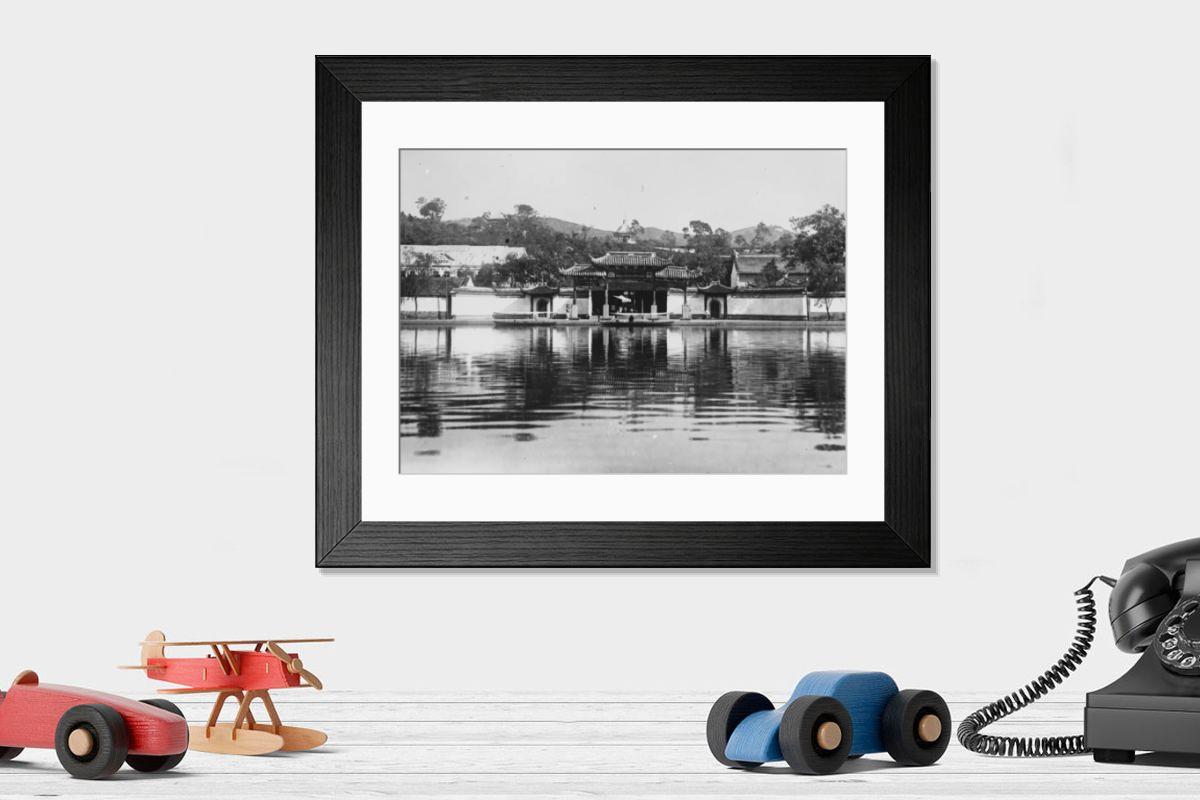 Shown hanging in a room: Modern 14"x12" (36x31cm)
