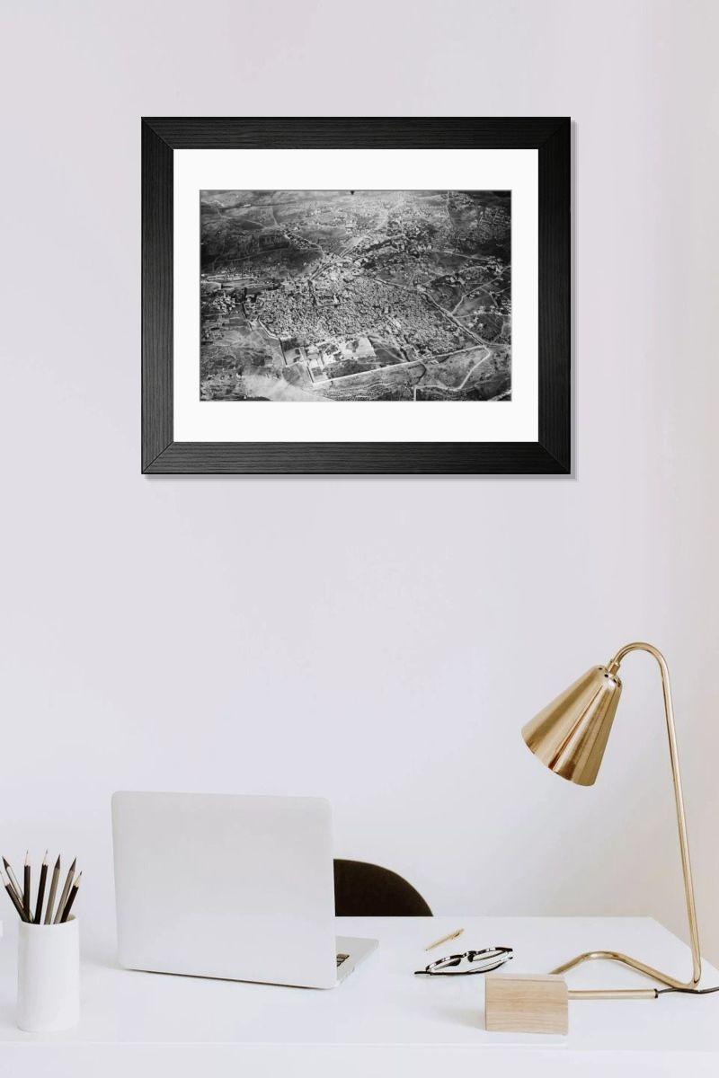 Shown hanging in a room: Modern 14"x12" (36x31cm)
