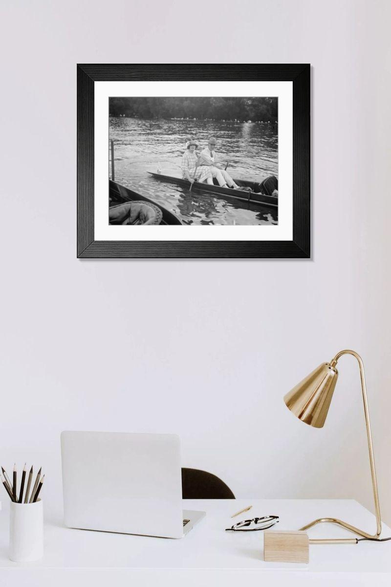 Shown hanging in a room: Modern 14"x12" (36x31cm)