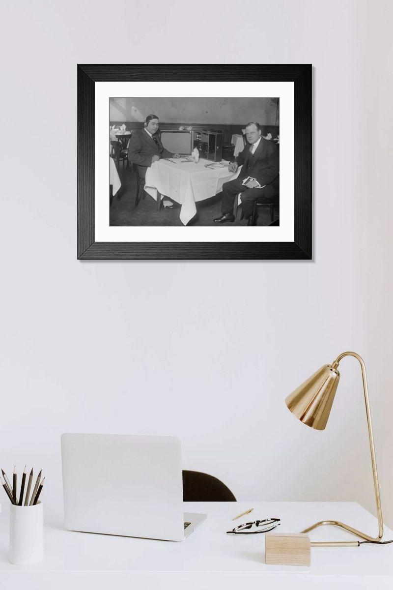 Shown hanging in a room: Modern 14"x12" (36x31cm)