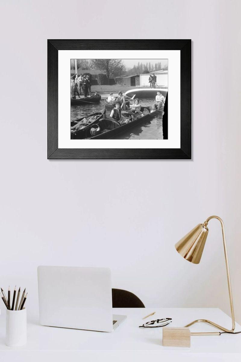 Shown hanging in a room: Modern 14"x12" (36x31cm)