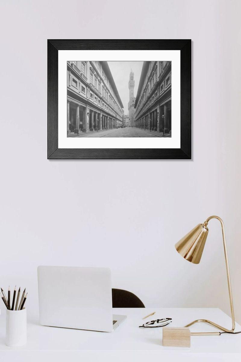 Shown hanging in a room: Modern 14"x12" (36x31cm)