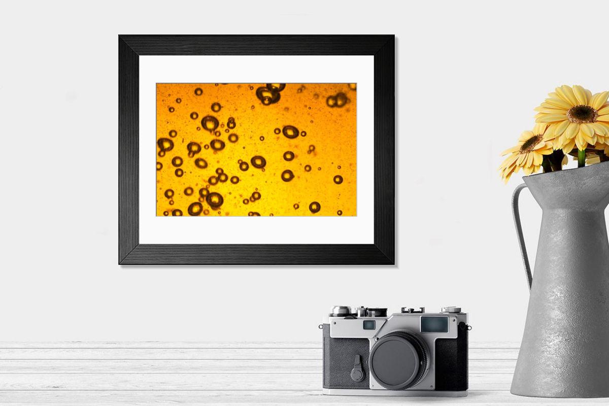 Shown hanging in a room: Modern 14"x12" (36x31cm)