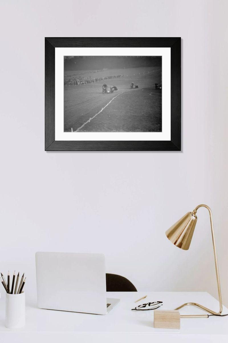 Shown hanging in a room: Modern 14"x12" (36x31cm)