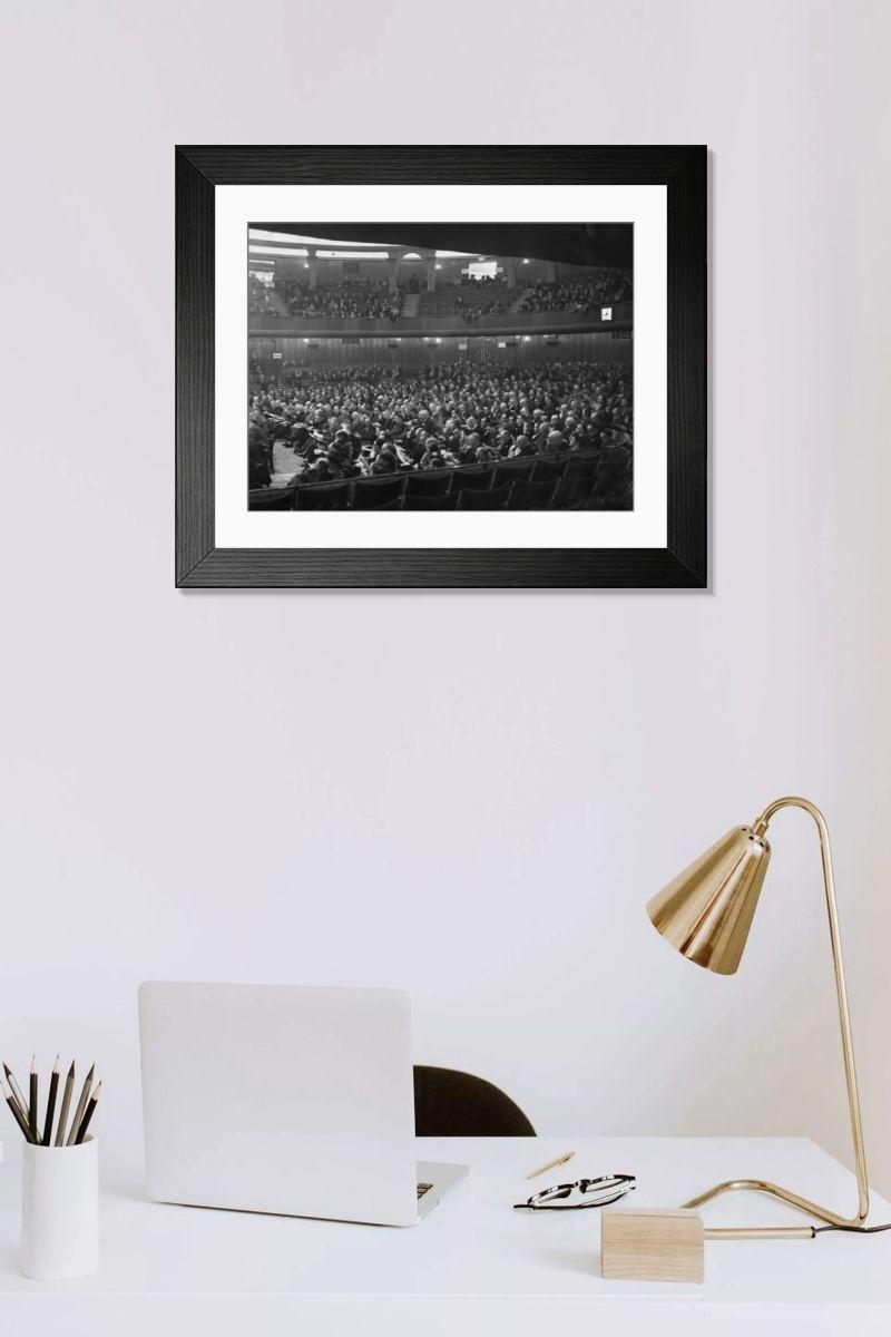 Shown hanging in a room: Modern 14"x12" (36x31cm)