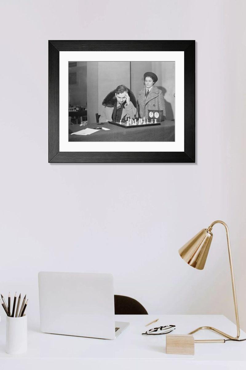 Shown hanging in a room: Modern 14"x12" (36x31cm)