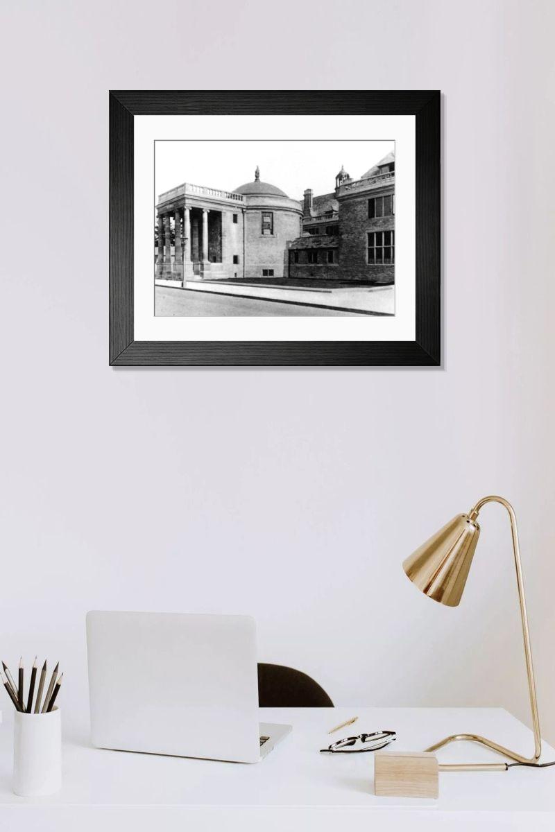 Shown hanging in a room: Modern 14"x12" (36x31cm)