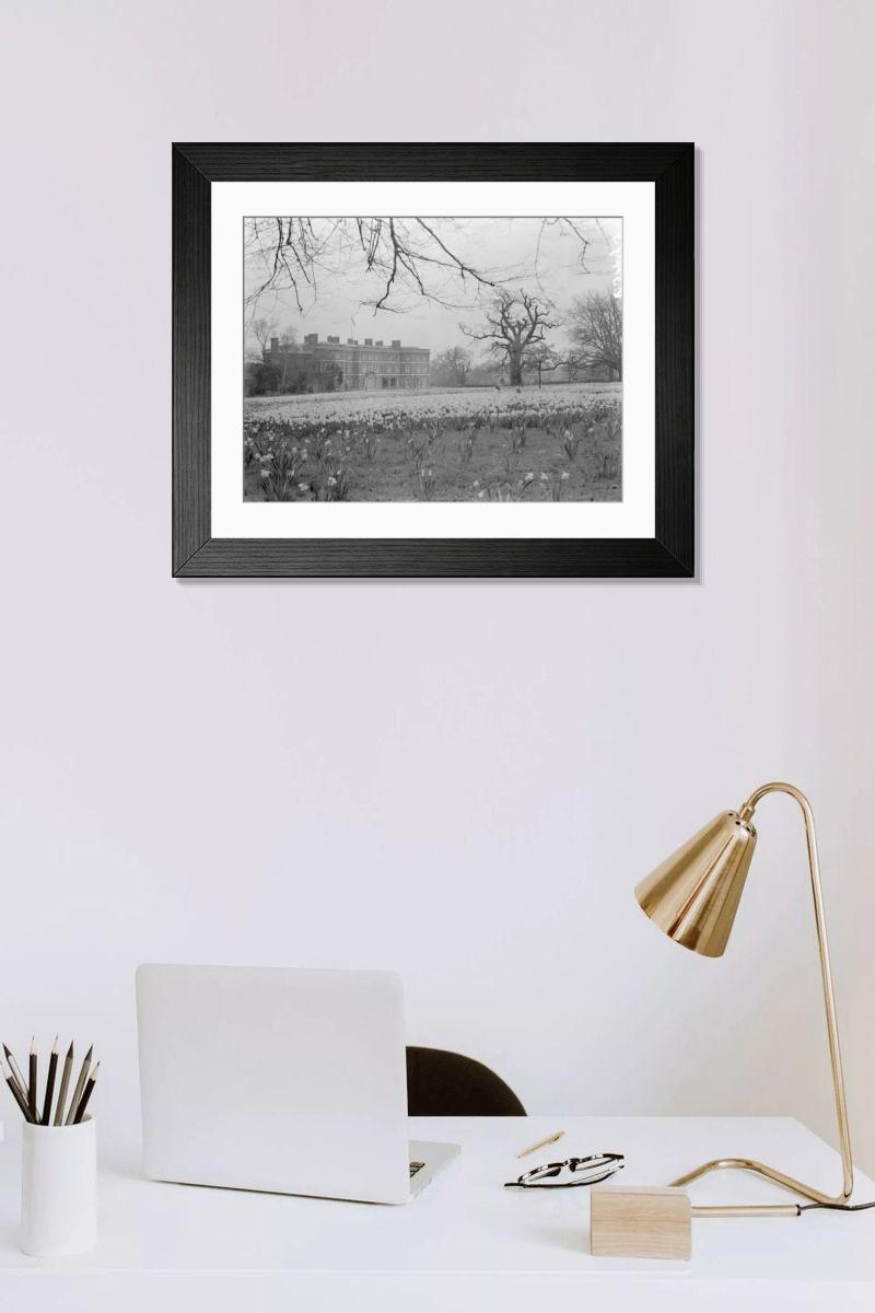 Shown hanging in a room: Modern 14"x12" (36x31cm)
