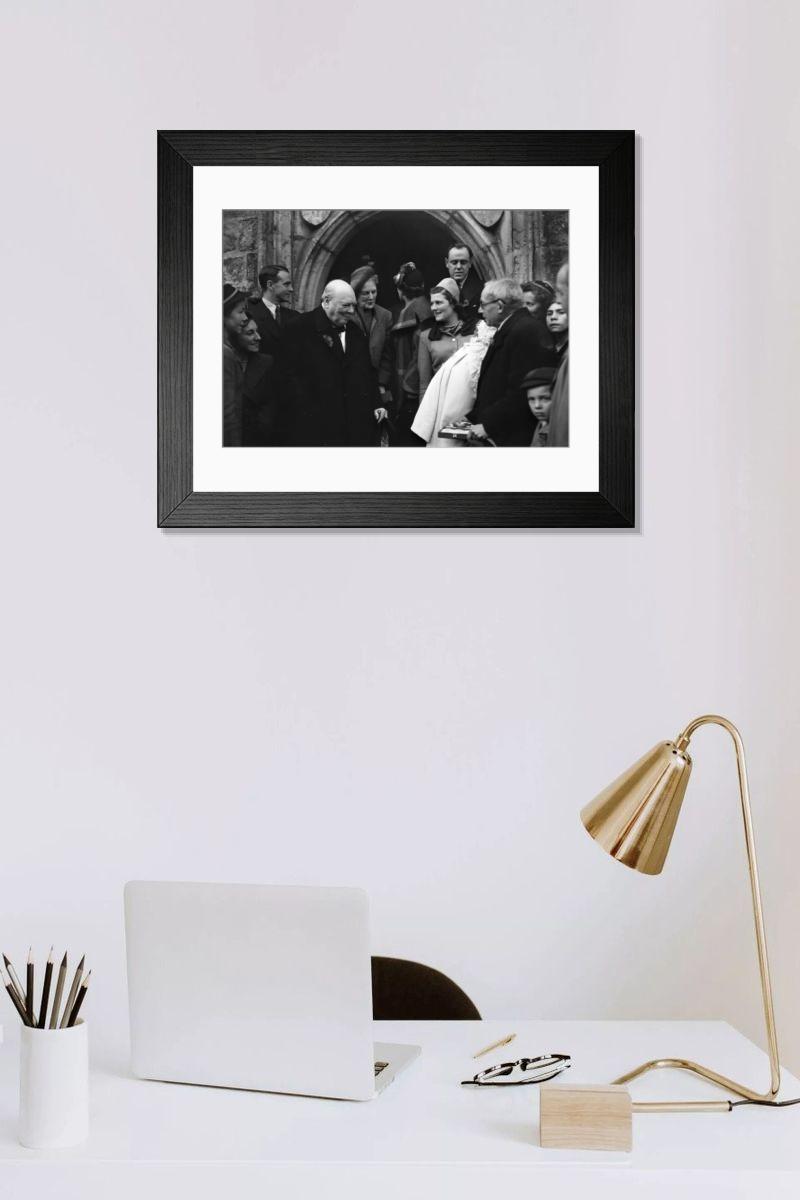 Shown hanging in a room: Modern 14"x12" (36x31cm)