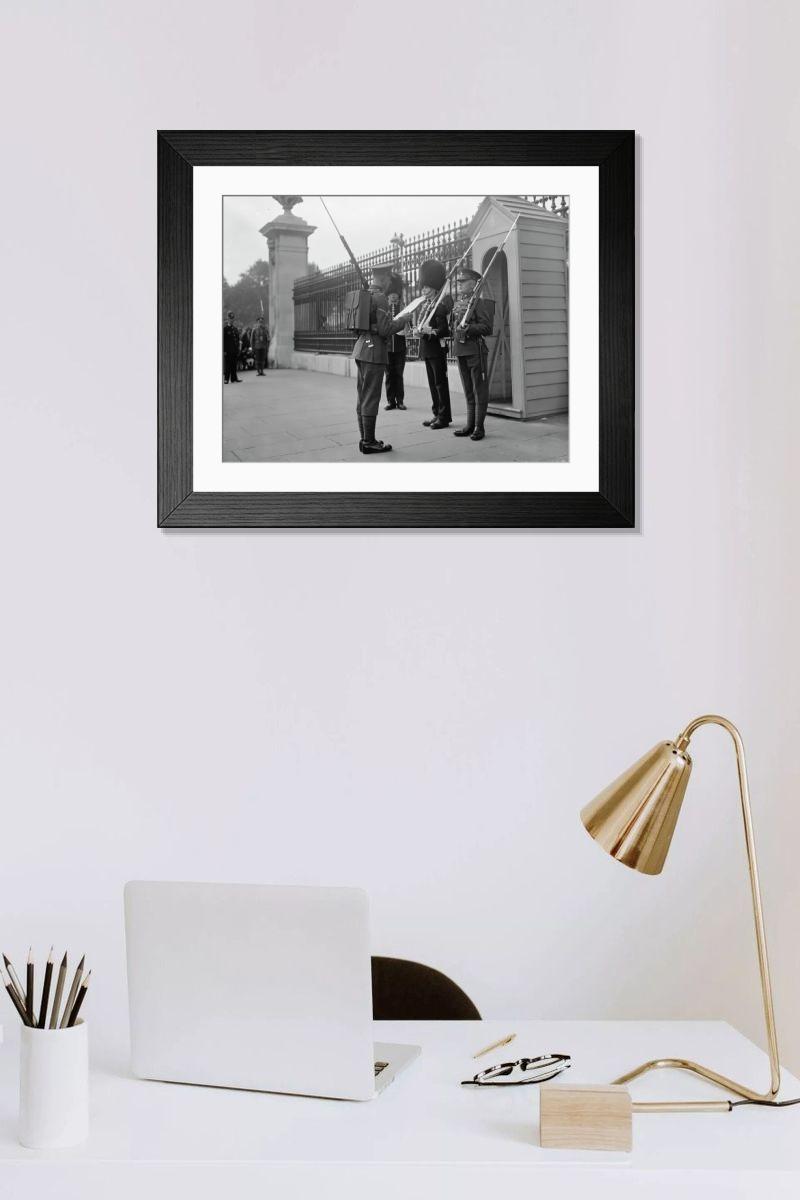 Shown hanging in a room: Modern 14"x12" (36x31cm)