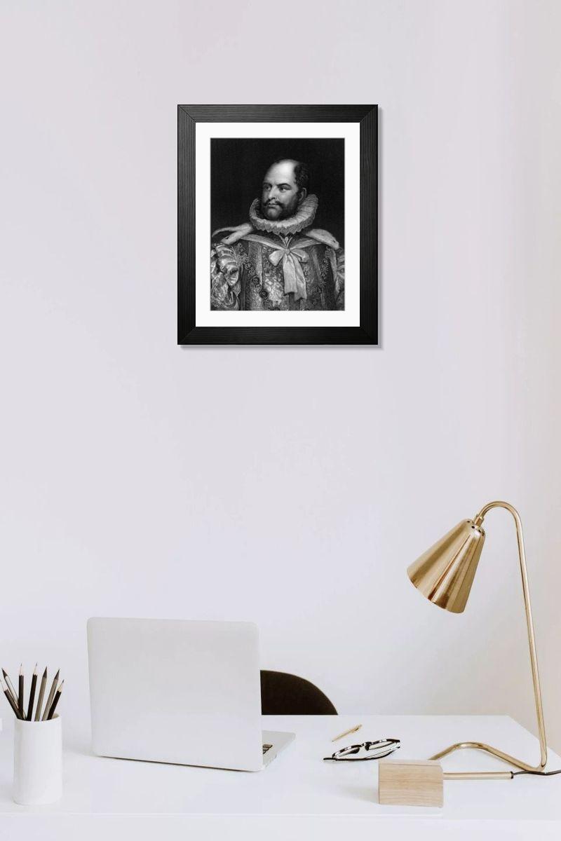 Shown hanging in a room: Modern 14"x12" (36x31cm)