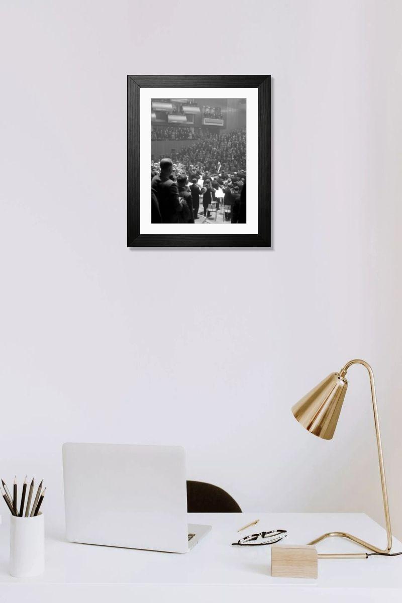 Shown hanging in a room: Modern 14"x12" (36x31cm)