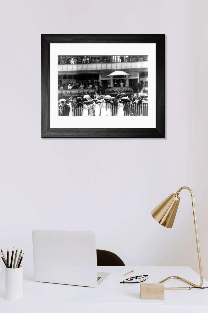 Shown hanging in a room: Modern 14"x12" (36x31cm)