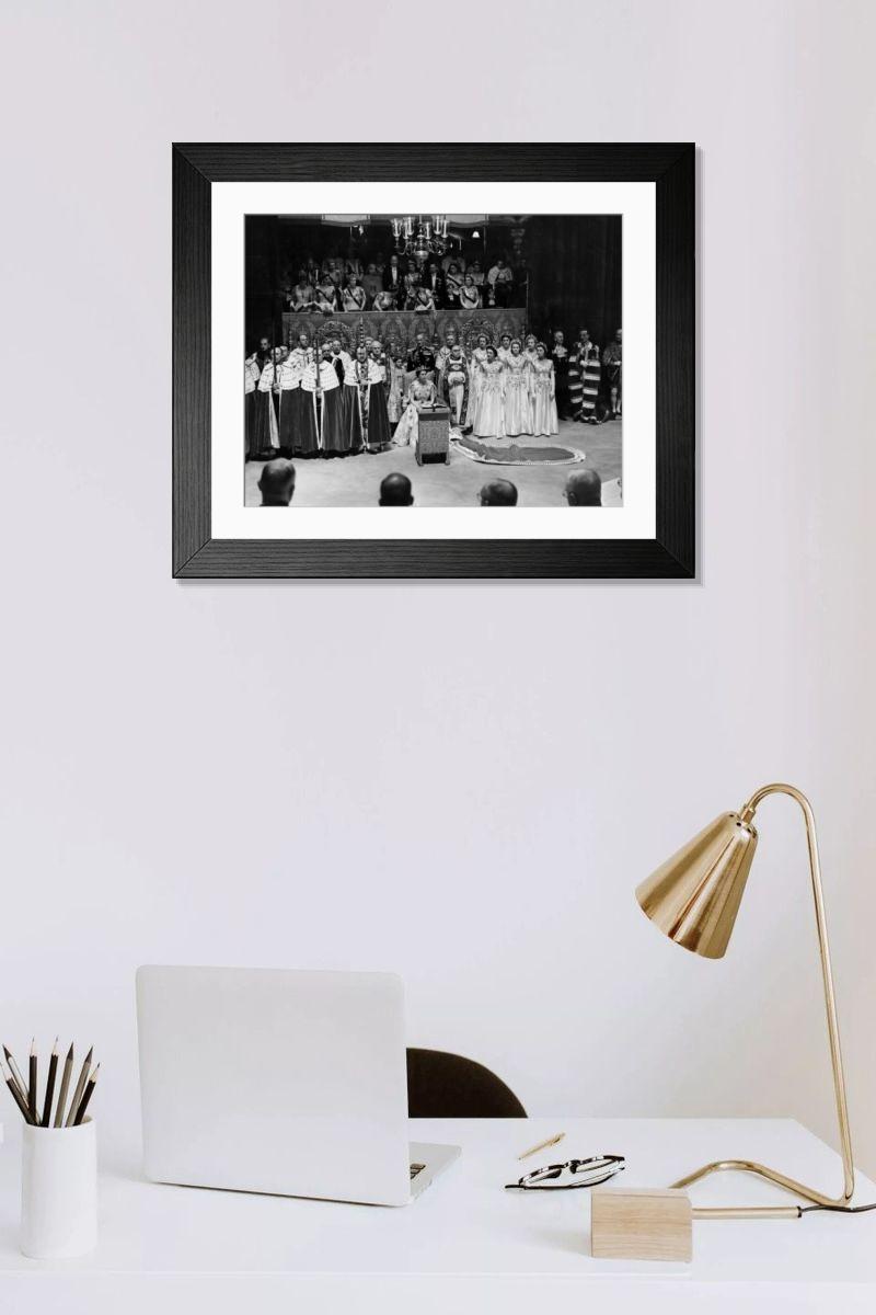 Shown hanging in a room: Modern 14"x12" (36x31cm)