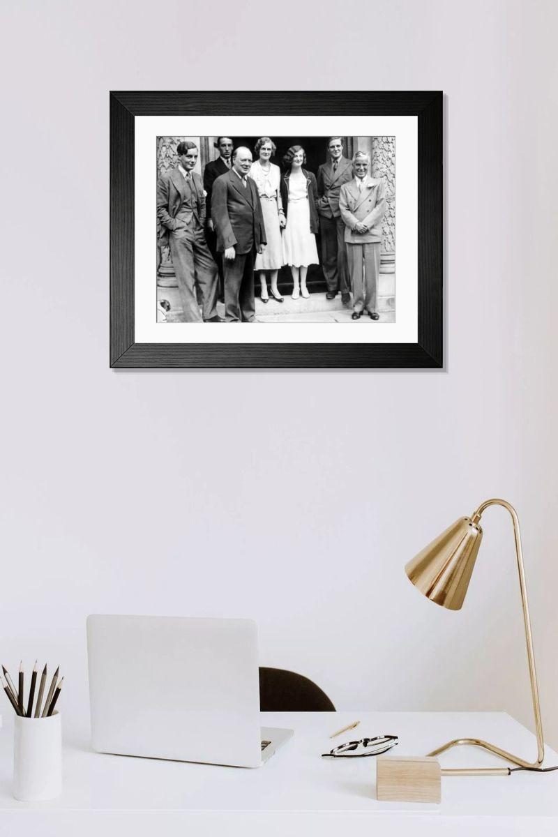 Shown hanging in a room: Modern 14"x12" (36x31cm)