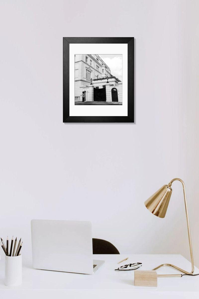 Shown hanging in a room: Modern 14"x12" (36x31cm)