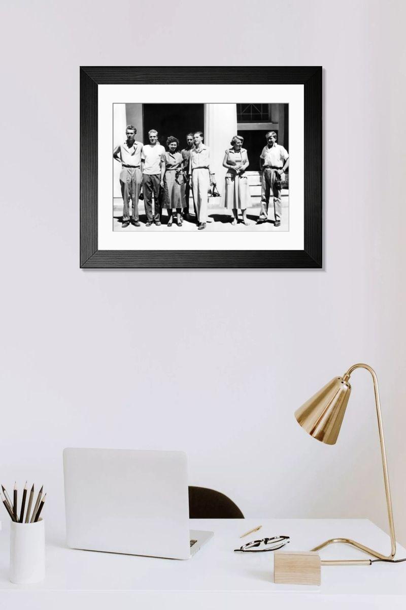 Shown hanging in a room: Modern 14"x12" (36x31cm)