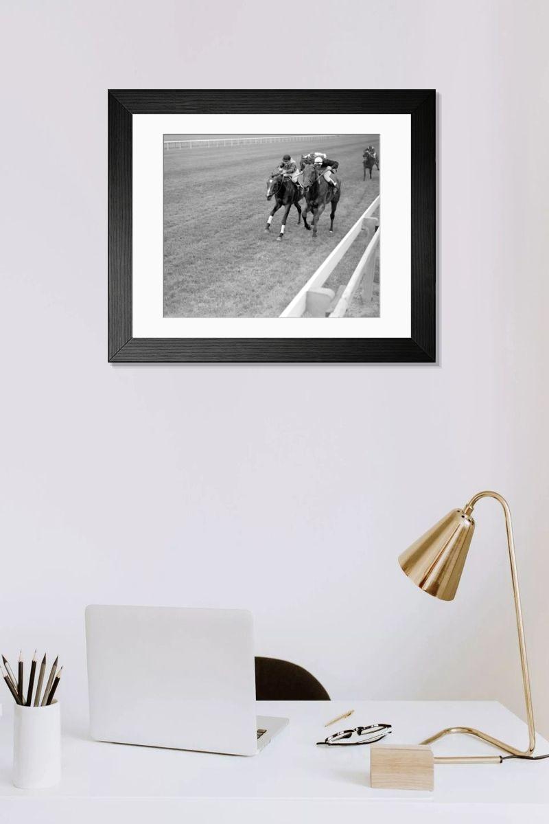 Shown hanging in a room: Modern 14"x12" (36x31cm)