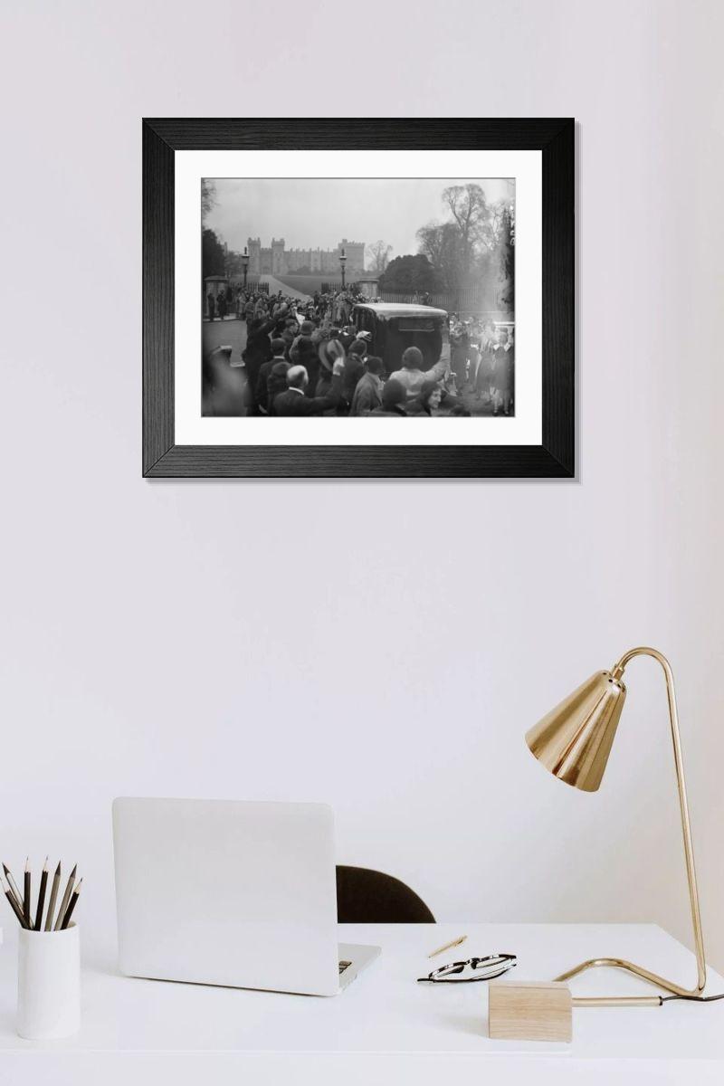 Shown hanging in a room: Modern 14"x12" (36x31cm)