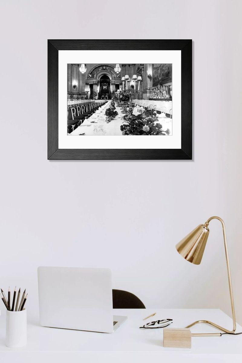 Shown hanging in a room: Modern 14"x12" (36x31cm)